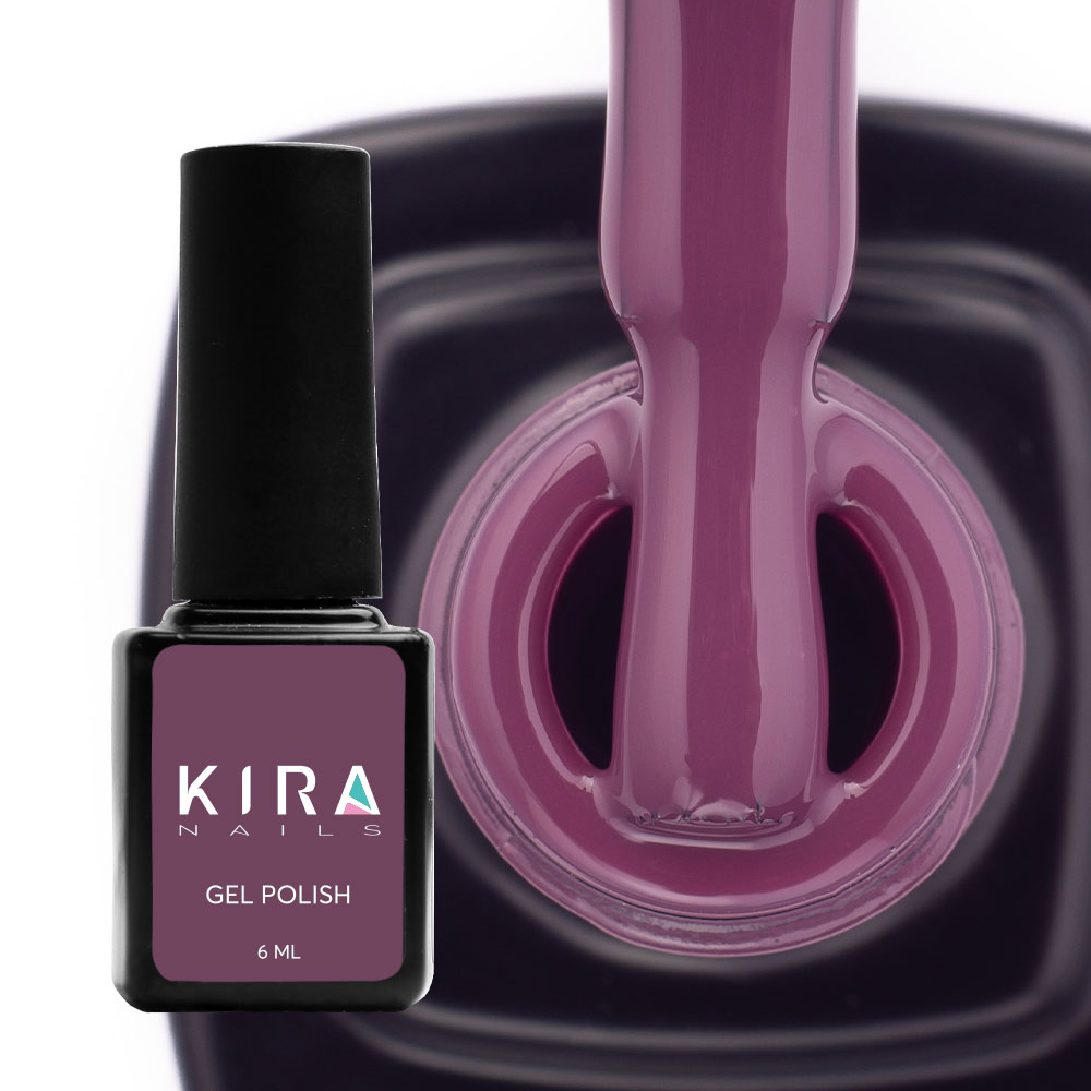 Гель-лак Kira Nails №150 (ягідний, емаль), 6 мл [CLONE]