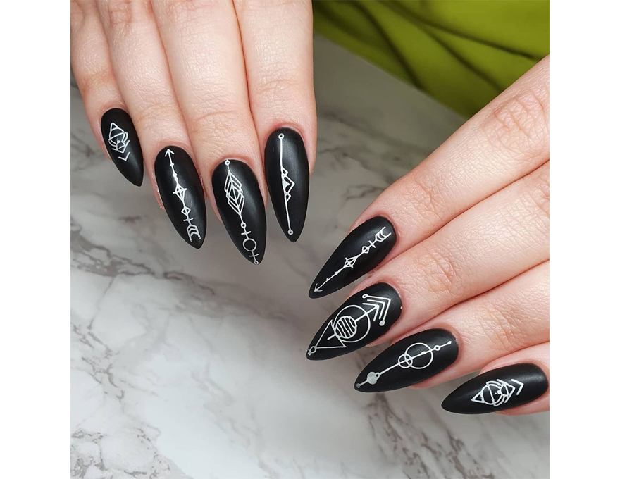CND Гель-лак для нігтів Shellac Black Pool (чорний класичний), 7,3 мл