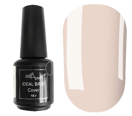 NailApex Ideal Base Camouflage Base No. 5 (powdery pink), 15 ml
