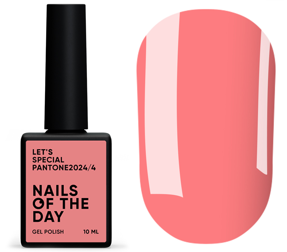 Nails Of The Day Гель-лак Let's special Pantone2024/4 (персиковий), 10 мл