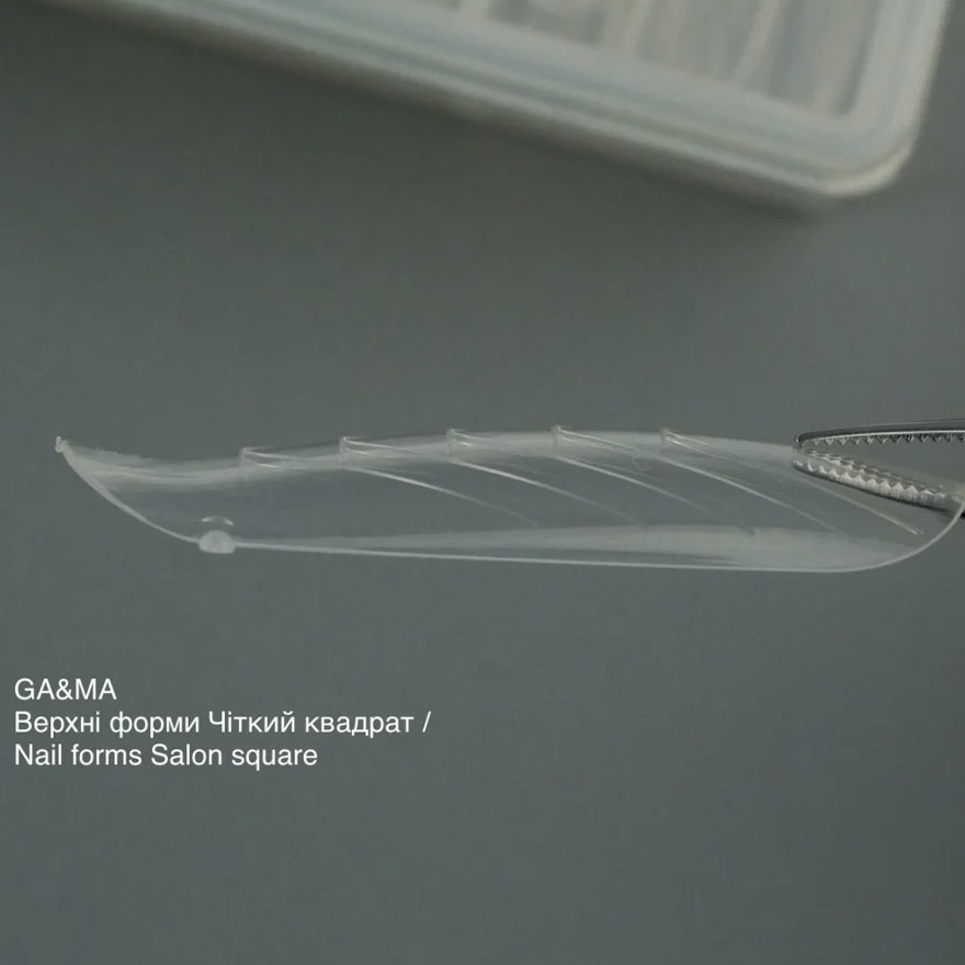 Ga&Ma Верхні форми Nails forms Salon square collaboration with