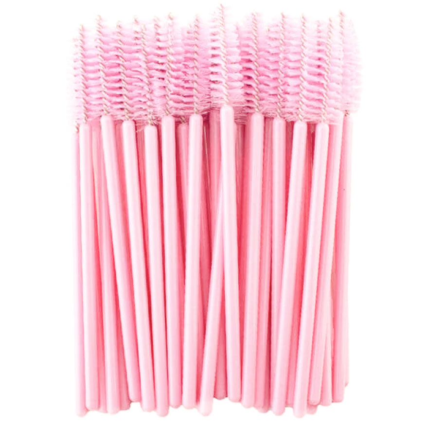 Hair brush, nylon, red with black base, 1 pc.