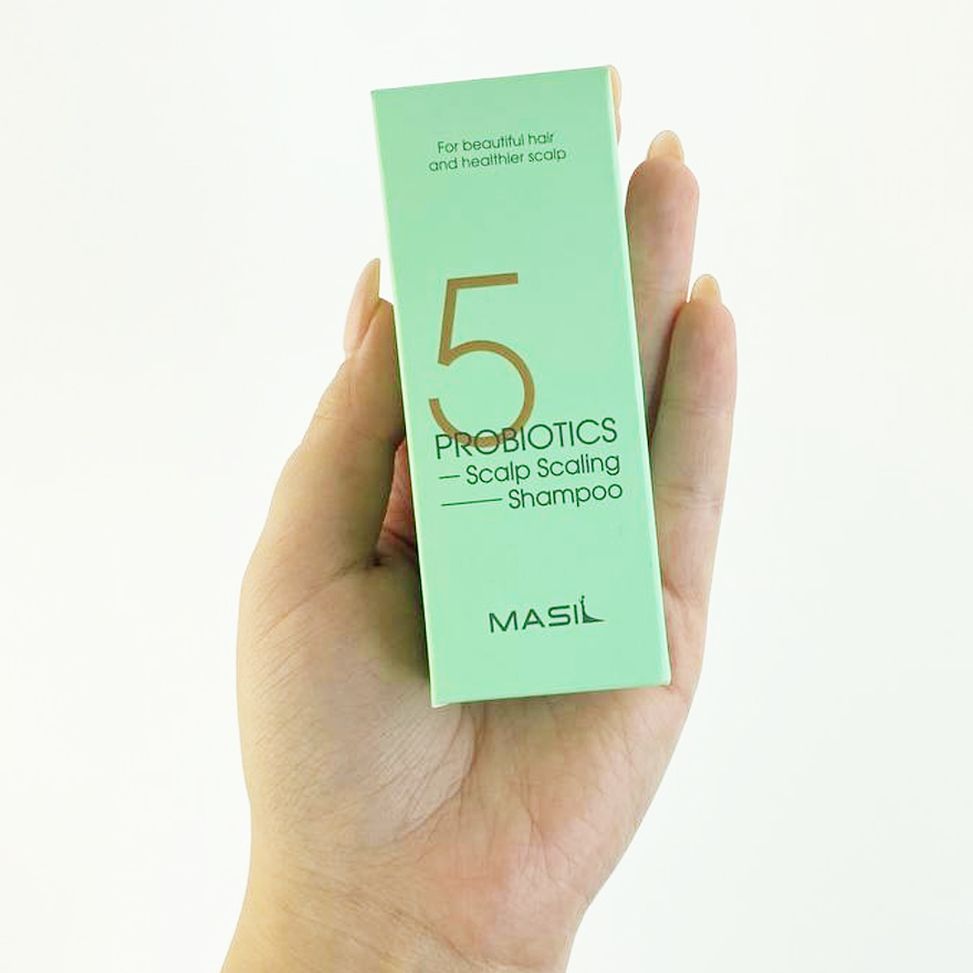 Masil 5 Probiotics Scalp Scaling Shampoo - глибокоочищаючий шампунь для волосся з пробіотиками, 50 мл Masil 5 Probiotics Scalp Scaling Shampoo - глибокоочищаючий шампунь для волосся з пробіотиками, 50 мл