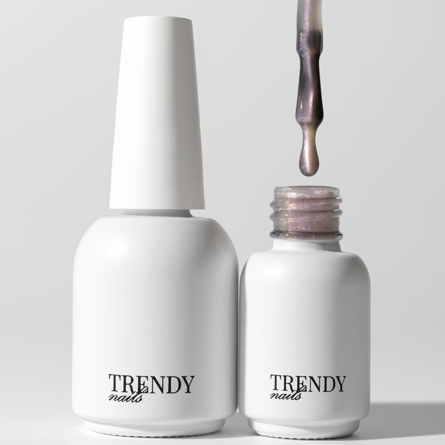 Trendy Nails Гель-лак Gel Polish Cat Eye's Gummy Bear "Taupe Teddy", 5 мл