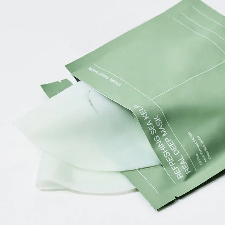 Biodance Маска гидрогелевая освежающая с морскими водорослями Refreshing Sea Kelp Real Deep Mask