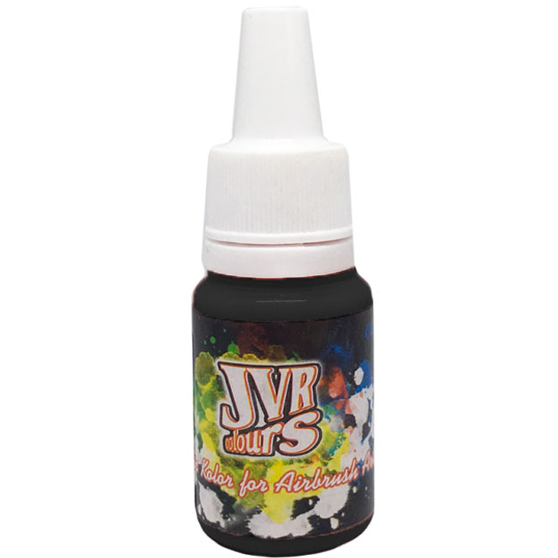 Airbrush paint JVR Revolution Kolor, Black No. 105, 10 ml