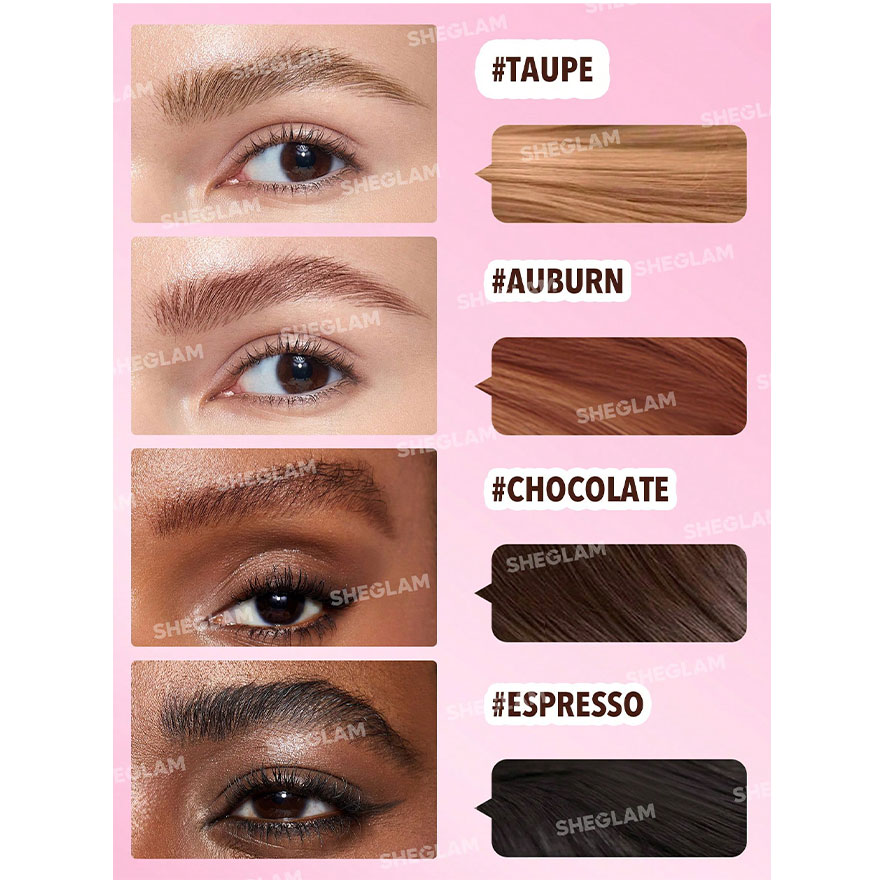 Sheglam Помадка для брів Brow-Fection Angled Brush & Dip-Auburn, 1,2 мл