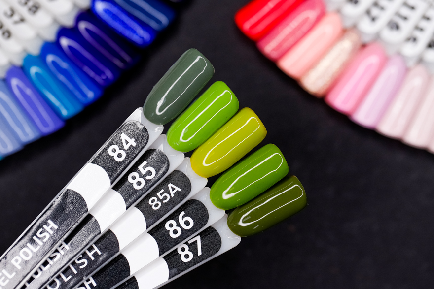 Siller gel varnish No. 086 (dark green, enamel), 8 ml
