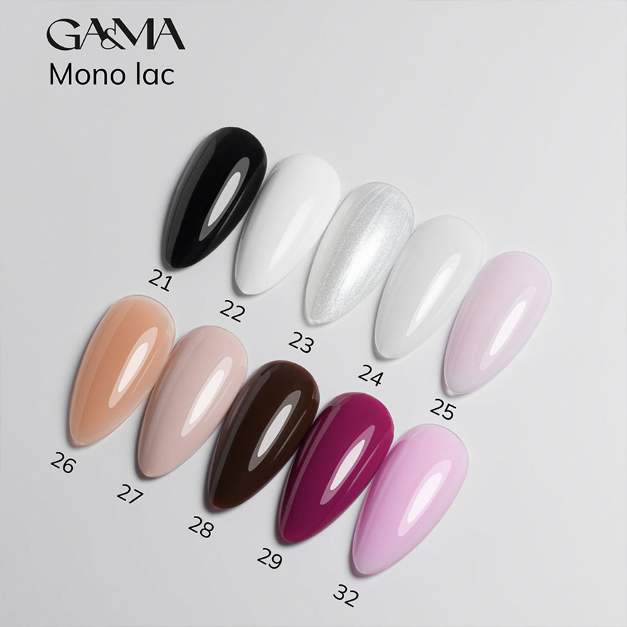 GÉMELY ex GA&MA Гель-лак однофазний Mono Lac gel polish 026, 6 мл