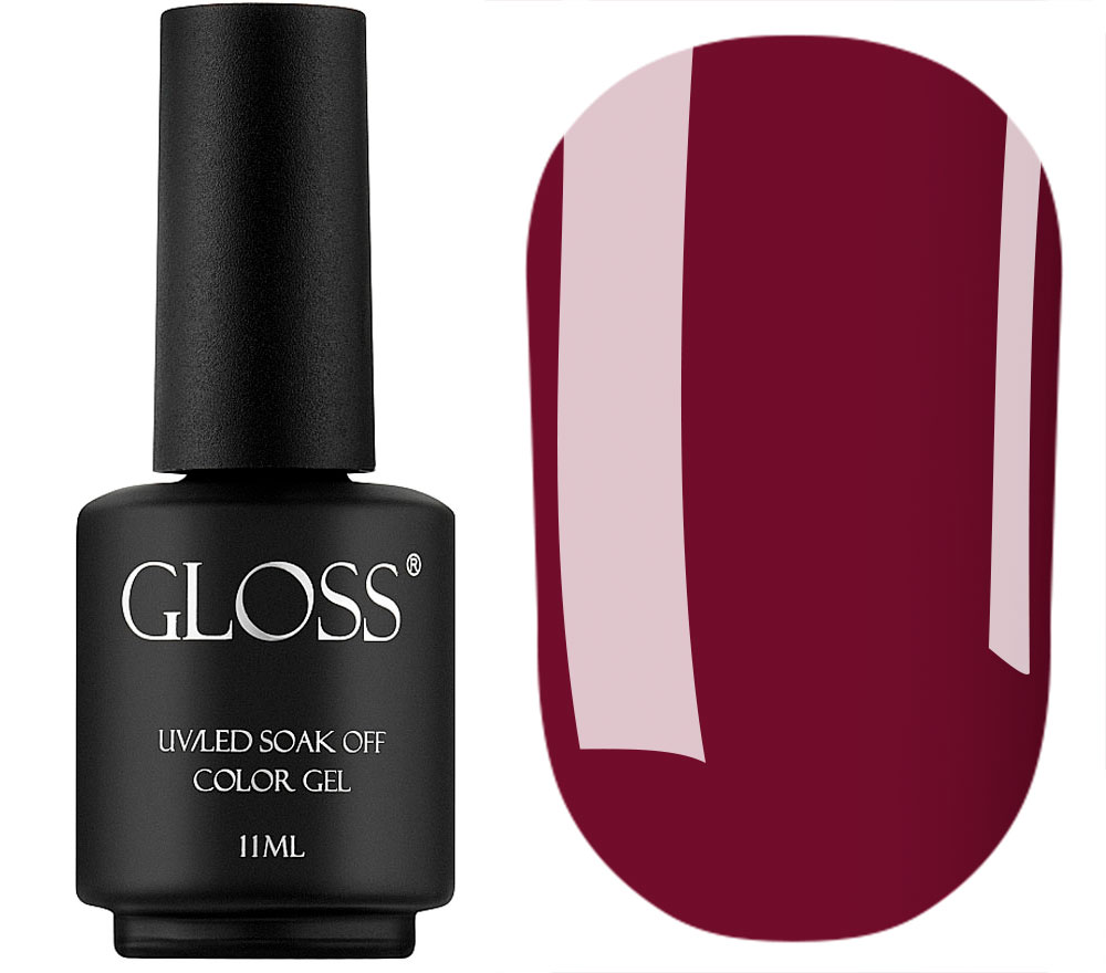 Gloss Gel polish No. 121 gel-varnish (pink translucent, for a jacket, enamel), 11 ml
