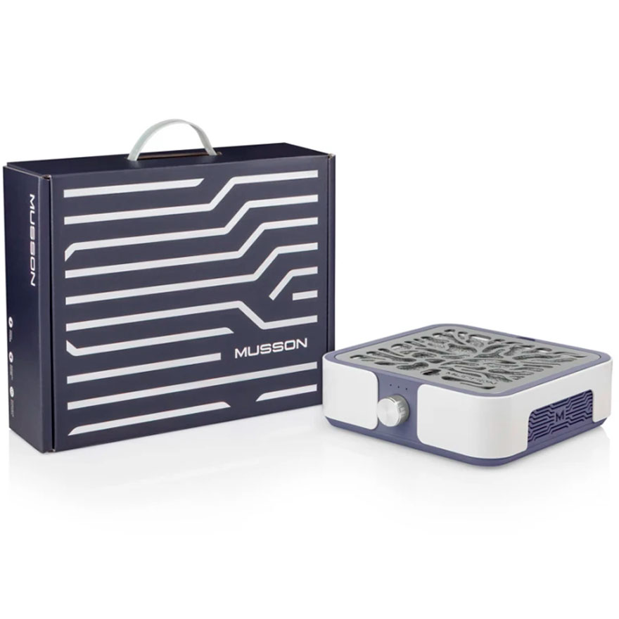 MUSSON Витяжка для манікюру та педикюру X 3 Graphite на 72W (гарантія 24 місяці)
