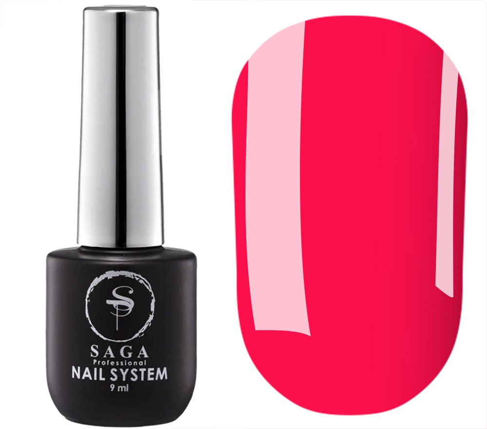 SAGA professional tropical BASE з пензликом 3 (фуксія, неоновий), 9 мл