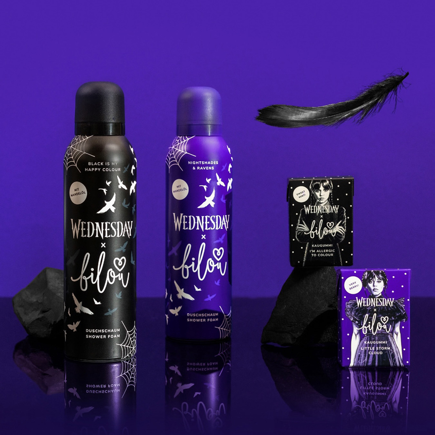 Bilou&Wednesday Shower foam Black Is My Happy, 200 ml