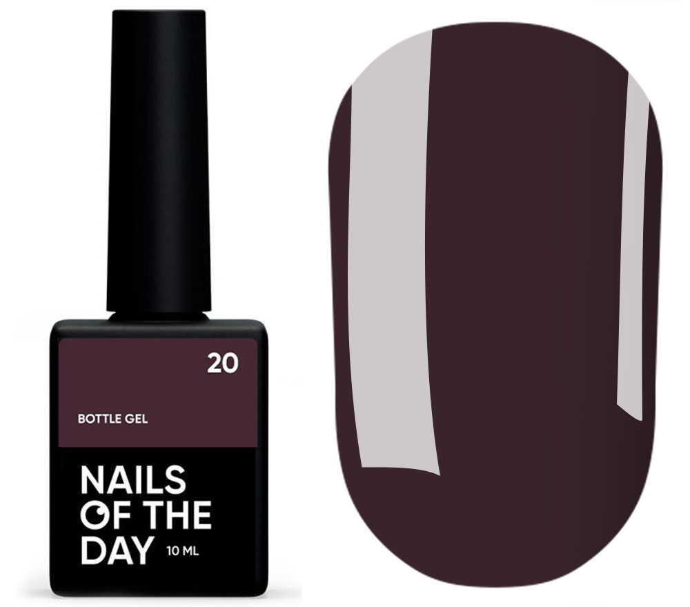 Nails Of The Day Bottle Gel (Clear), 10 ml Nails Of The Day Bottle Gel (Clear), 10 ml