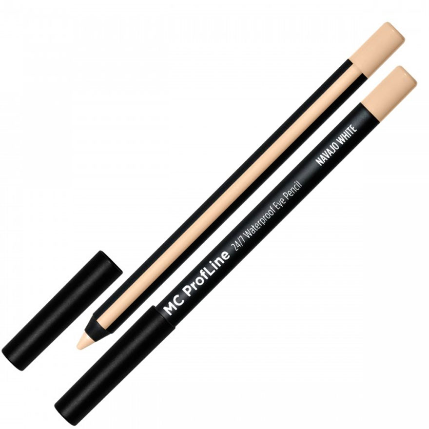 Miss Claire MCProfine 24/7 Waterproof Eye Pencil Водостійкий олівець для очей - Navajo White, 1,2 г Miss Claire MCProfine 24/7 Waterproof Eye Pencil Водостійкий олівець для очей - Navajo White, 1,2 г