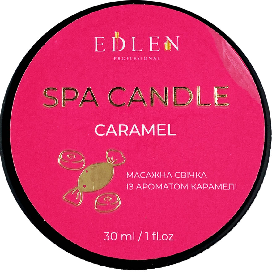 Edlen Массажная свеча Spa candle Caramel, 30 мл Edlen Массажная свеча Spa candle Caramel, 30 мл