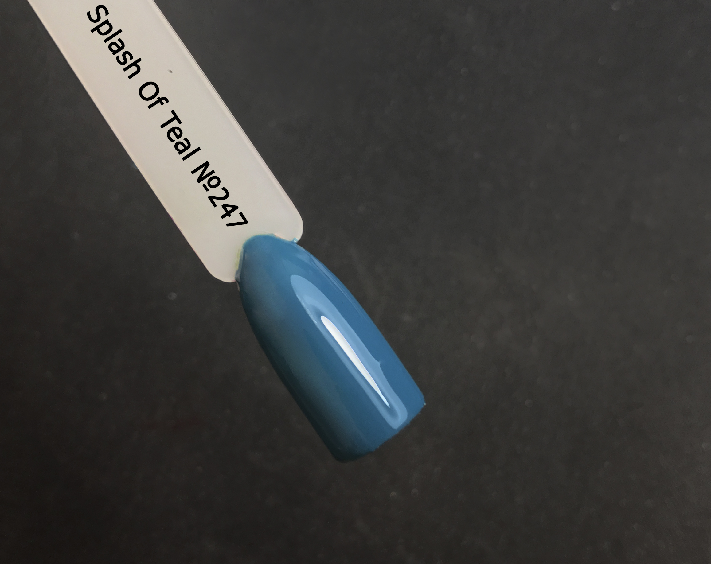 Varnish CND Vinylux Weekly Polish - Splash of teal (247), (azure gray, enamel), 15 ml