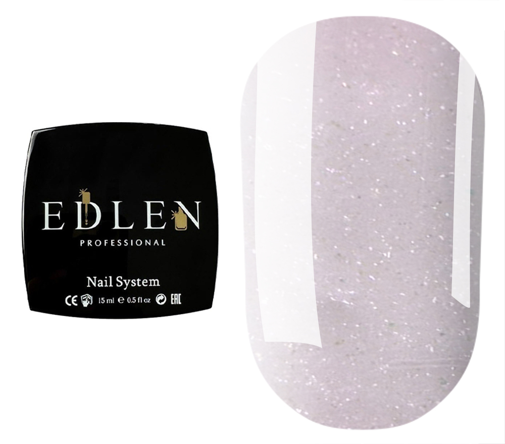 Edlen Гель для ногтей Poly gel 06 (светло-розовый с микроблеском), 15 мл