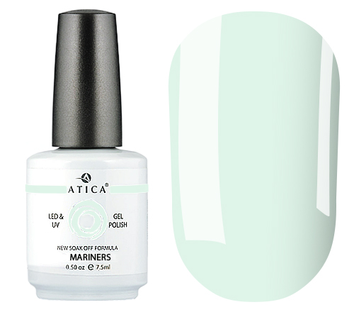 Atica GPM224 Mariners gel-varnish (milky-mint, enamel), 7.5 ml
