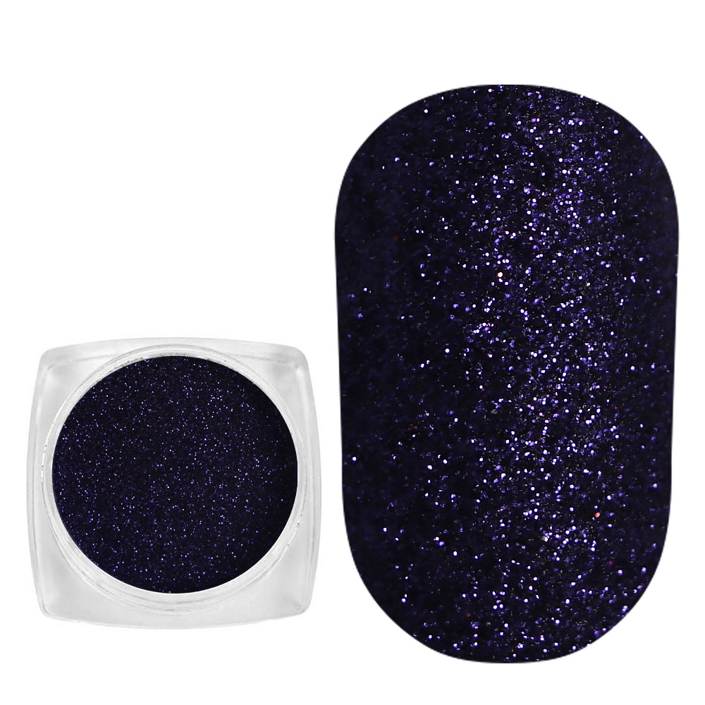 Komilfo spangles 052, size 0.08 mm, (dark purple), E 2.5 g
