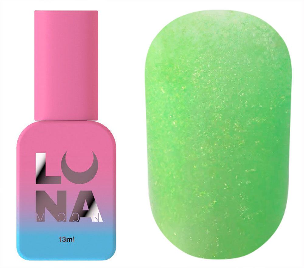 УЦІНКА до 06.2026 LUNA Топ для гель-лаку без липкого шару Top Matte Sand Green, 13 мл