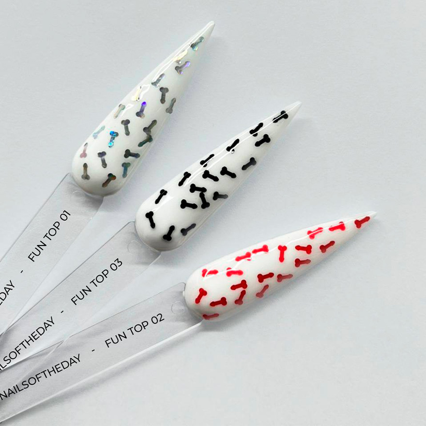 Nails Of The Day Nail Top Fun! Top 01 - holographic, 10 ml