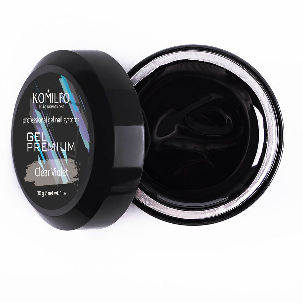 Komilfo Gel Premium Clear Violet, 30 г