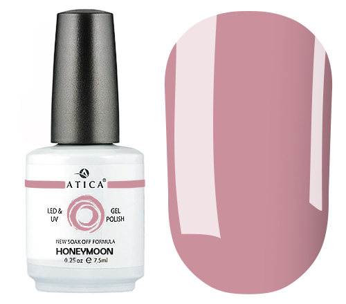 Atica Honeymoon GPM23 gel varnish (pastel pink, enamel), 7.5 ml