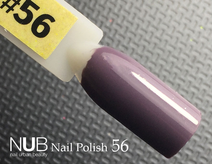 Nail polish NUB 056 Michigan Avenue (gray-lilac, enamel), 14 ml