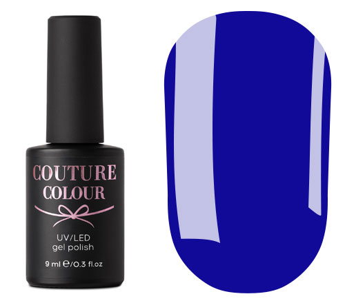Гель-лак Couture Colour №059 (темно-синий, эмаль), 9 мл