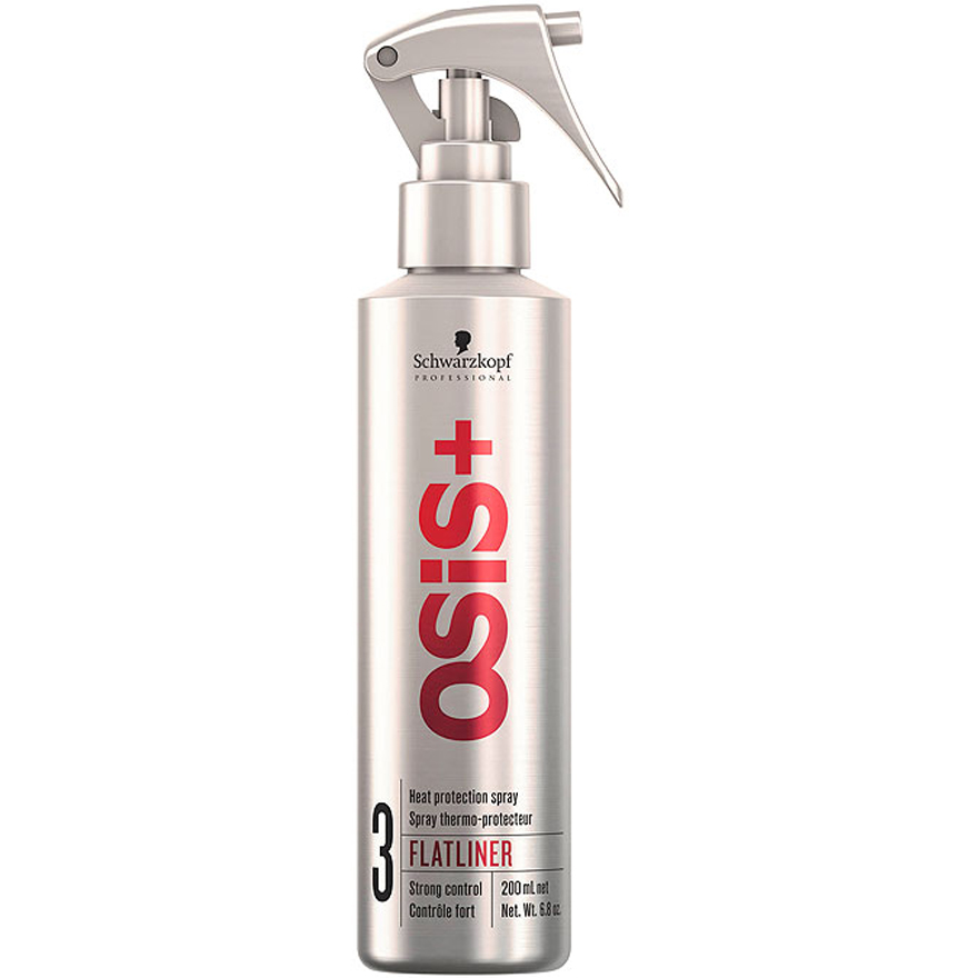 Schwarzkopf OSIS + Flatliner - heat protection hair spray, 200 ml