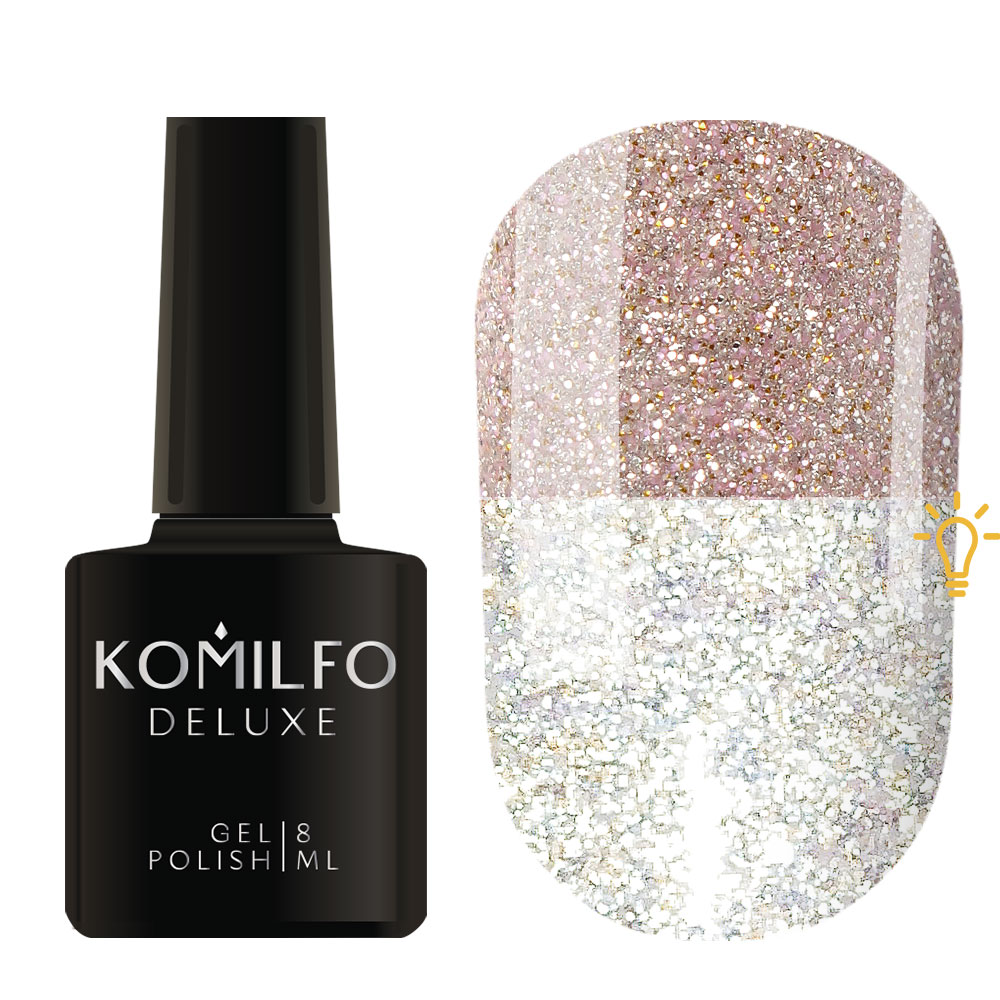 Komilfo Luminous Collection L011 (golden, reflective), 8 ml