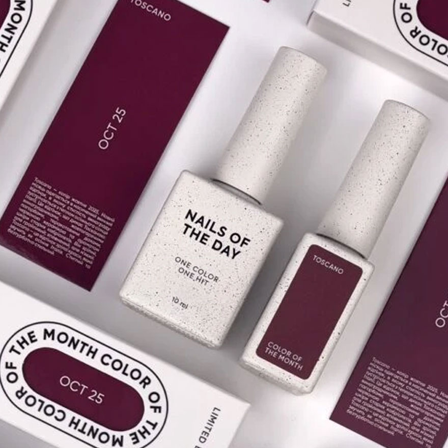 Nails Of The Day Гель-лак Color of the month October 2025 Toscano, 10 мл