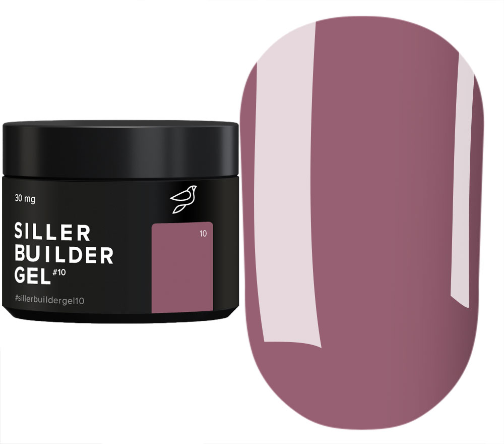 Siller Гель для нігтів Builder Gel 10 (холодний коричневий), 30 мл