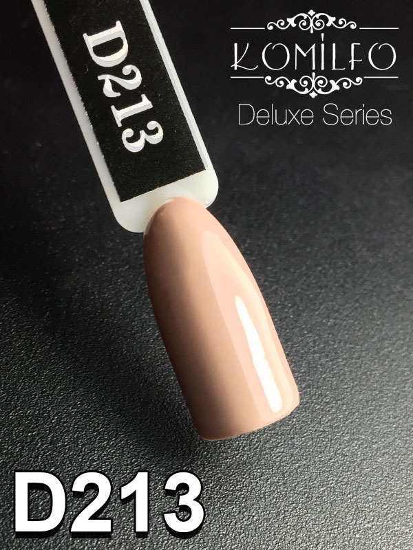 Gel Polish Komilfo Deluxe Series D213 (brown-beige, enamel), 8 ml.