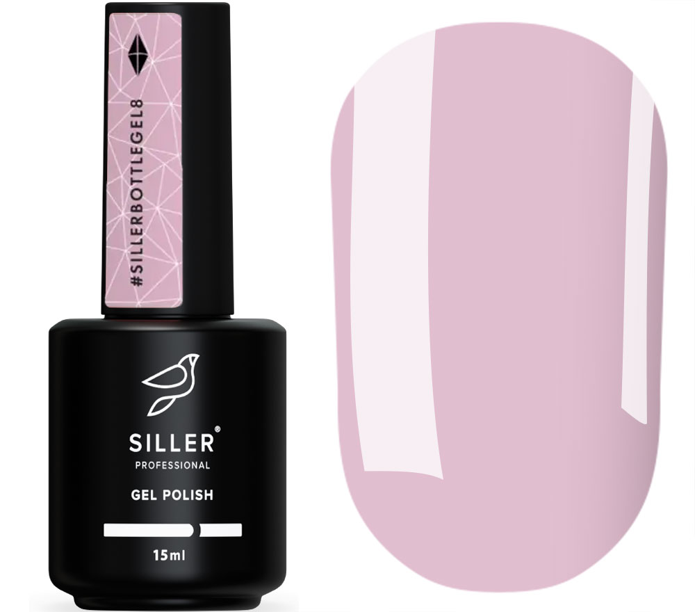 Siller Гель для ногтей Bottle Gel №08 (розовый), 15 мл