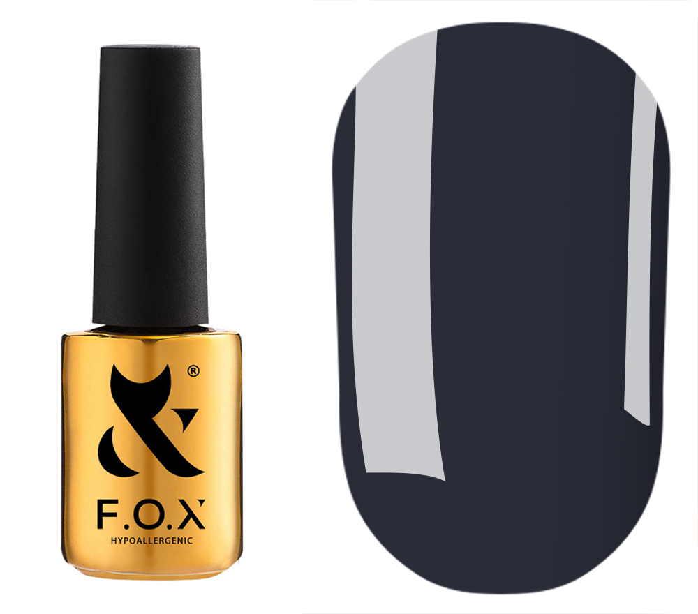FOX Spectrum gel varnish No. 104 (dark cold blue, enamel), 7 ml FOX Spectrum gel varnish No. 104 (dark cold blue, enamel), 7 ml