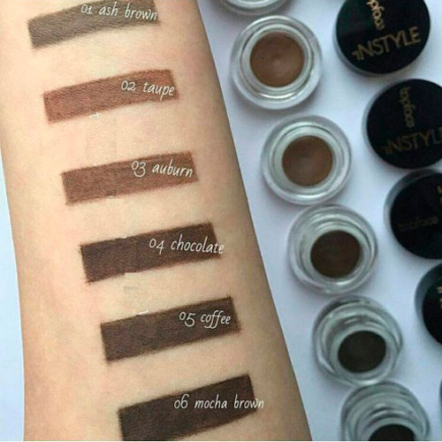 Eyebrow gel "Instyle Eyebrow Gel" TopFace PT551, No. 003 Auburn