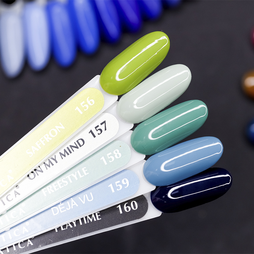 Atica Deja Vu GPM159 gel varnish (dark blue, enamel), 7.5 ml