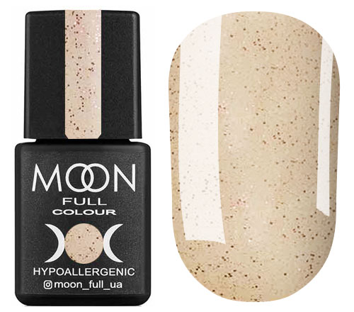 Гель-лак MOON FULL Opal color Gel polish №503 (бежевий напівпрозорий з дрібним рожевим шиммером), 8 мл