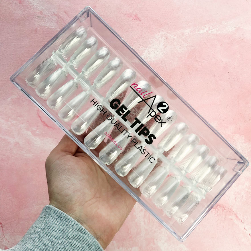 Nailapex Gel tips ballerina №2, 390 pcs.