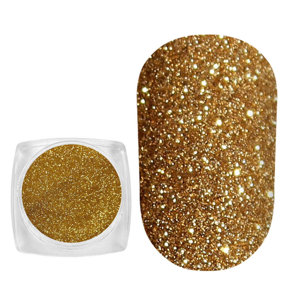 Komilfo spangles 108, size 0.08 mm, (pale gold) E, 2.5 g
