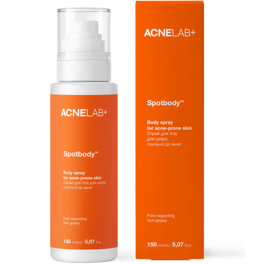 ACNELAB+ Спрей для тіла для шкіри, схильної до акне Spotbody Body spray for acne-prone skin, 150 мл
