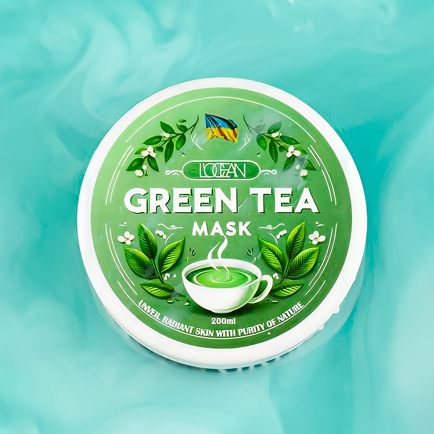 LOCEAN Face mask Green Tea, 200 ml