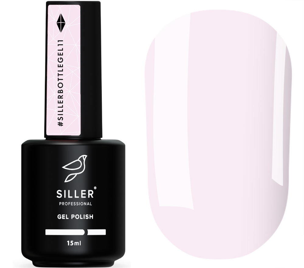 Siller Bottle Gel №11 (лілово-молочний), 15 мл