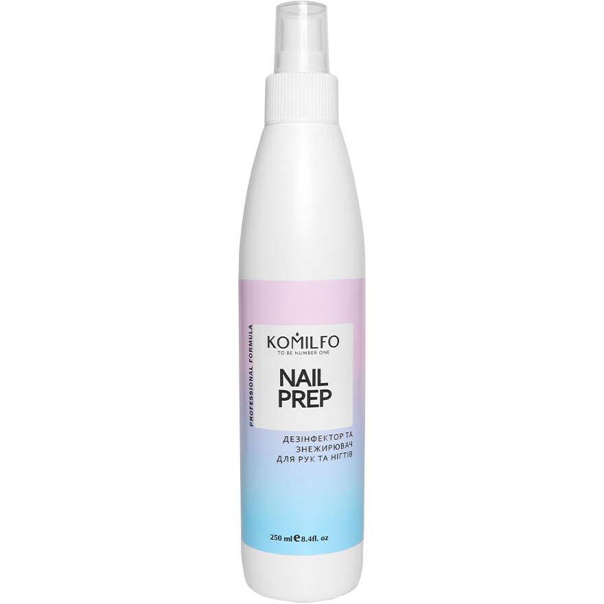 Komilfo Nail Prep - disinfectant and degreaser for nails, 250 ml