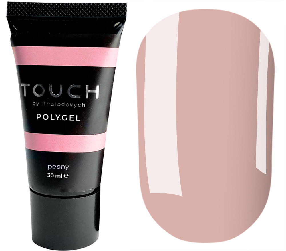 Touch Полигель для ногтей Polygel Peony, 30 мл