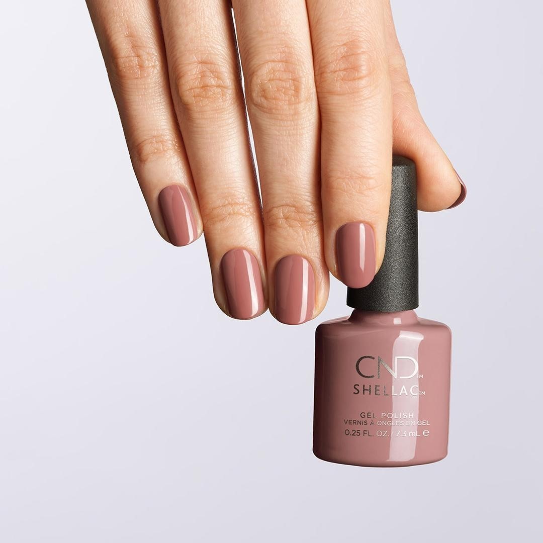 CND Гель-лак для нігтів Shellac Fuji Love (бежево-рожевий, емаль), 7,3 мл