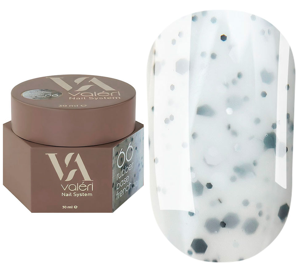 Valeri База для нігтів Rubber Base French №66, 30 мл