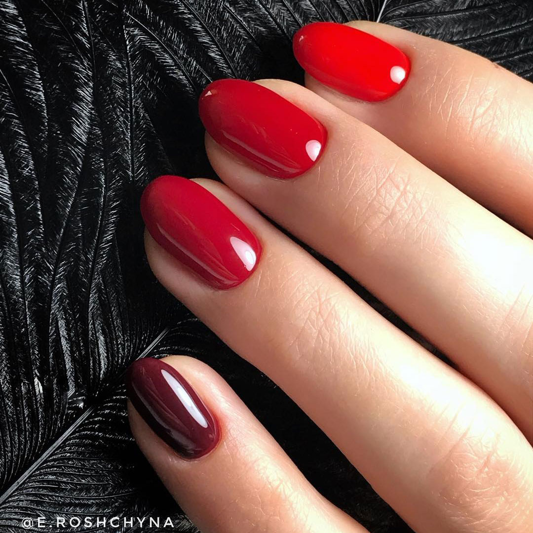 Gel Polish Komilfo Rior Collection 002 (dark red, enamel), 8 ml